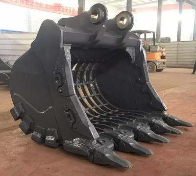 China 0.8cbm 80*80 Gap Excavator Sieve Bucket For Komatsu PC for sale