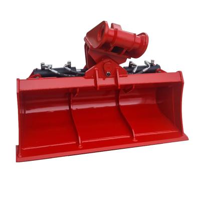 China 0.1-0.8m3 Excavator Tilt Bucket For Hyundai R55 R80 R120 R150 for sale