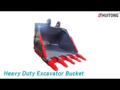 Wide Digging Heavy Duty Excavator Bucket Q355B High Hardness For Cat