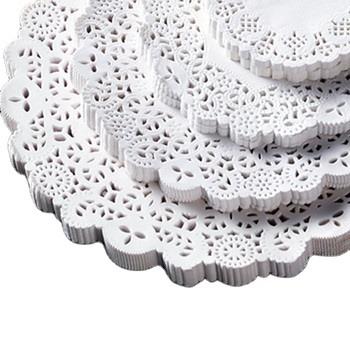 China Pretty Viable White Round Paper Doilies for sale