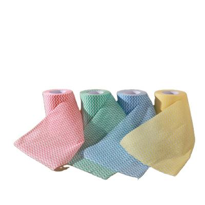 China Sustainable China Factory Customized Disposable Spunlace Nonwoven Cloth Cleaning Cloths for sale