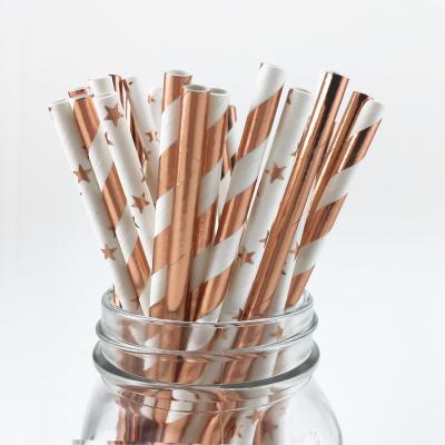 China Disposable Natural Color Drinking Paper Straw for sale