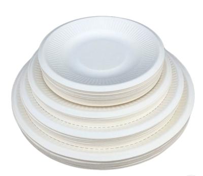 China Disposable Cheap Eco - Friendly Paper Dinner Plates for sale