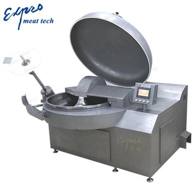 China food & Industrial Beverage Factory EXPRO 125L Vacuum Bowl Cutter Vacuum Meat Bowl Cutter (BZBJ-130V) for Sausage or Can Food for sale