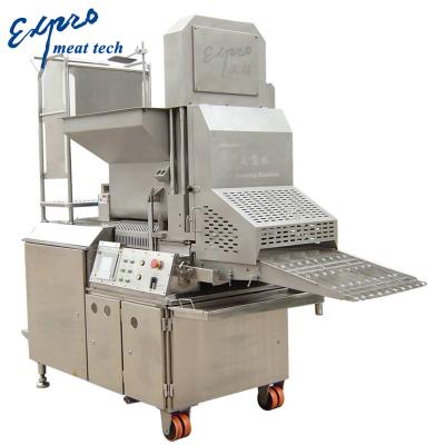 China EXPRO Hamburger Patty Processing Plant Automatic Forming Machine (BFMJ-600) Meat Forming Machine PLC Control / Hamburger Patty Making Machine for sale