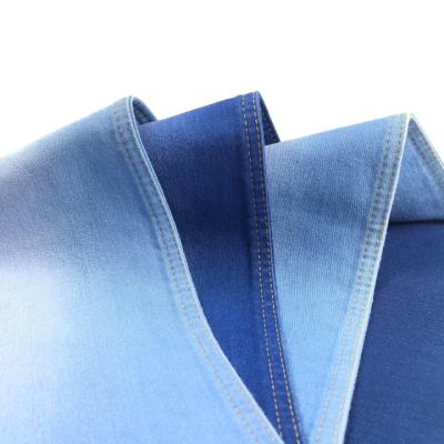 China Shrink-Resistant Italian Heavyweight Polyester Jeans Denim Fabric / Cotton Selvedge for sale