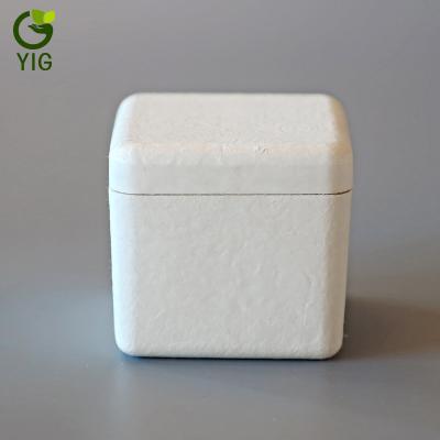 China High End Disposable Modern Wet Press Sugar Cane Ice Cream Paper Pulp Jar for sale