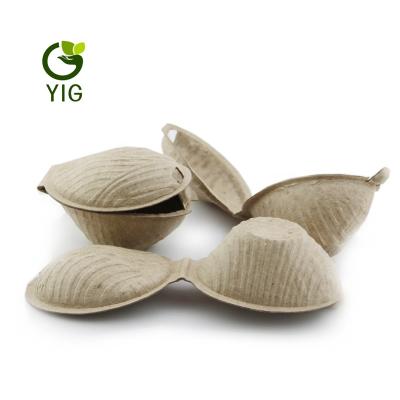 China Disposable Eco Friendly Stocked Biodegradable Dry Press Molded Pulp Insert Packaging Paper Inner Tray Rohs Tested for sale