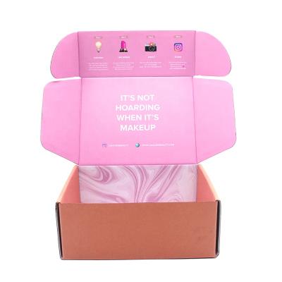 China High Quality Custom Printed Clothes Recycled Materials China Wholesale Corrugated Cardboard Packaging Listing Mailing Boxes for sale