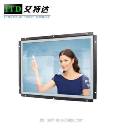 China Kiosk 15 inch 17 inch 19 inch open frame LCD monitor display with resistive/IR/PCAP/SAW touch screen for sale