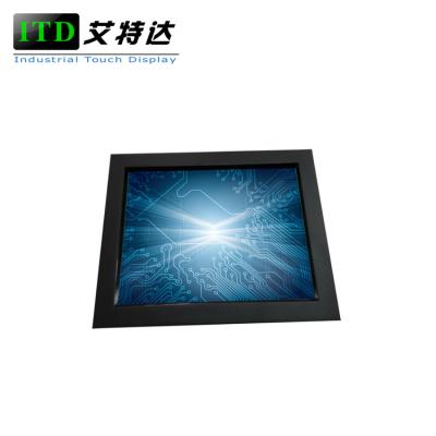 China Touchscreen 10 inch industrial enclosed lcd monitor with IR touch, PCAP touch, resistive touch optional for sale