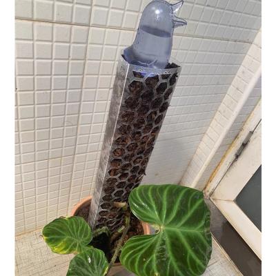 China new idea white green black transparent sphagnum stackable plastic moss pole for plants 20mm for sale