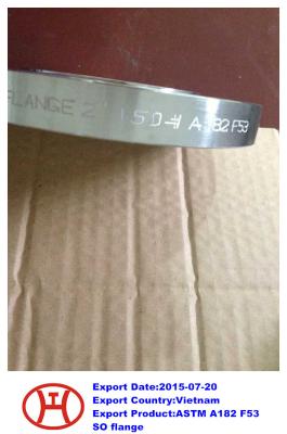 China UNS S32750 2507 1.4410 ASTM A182 F53 SO flange for sale