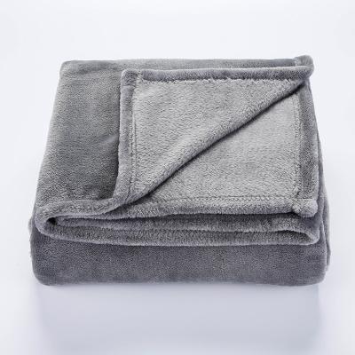 China light & Double side breathable flannel Microfiber covering for extra warmth in the queen bed, luxury lightweight throw for the home. for sale