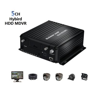 China 4 Channel 720P HDD Storage Vehicle Mobile DVR With G-Sensor And GPS for sale