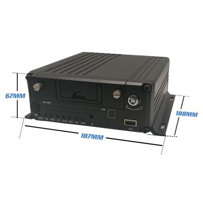 China Vehicle Fleet Management Function 4CH/8 Channel AHD HD Video Input MDVR For Bus Muck Truck for sale