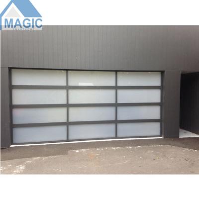 China Aluminum garage door waterproof motor garage door for dealers displayracks insulated garage door for sale