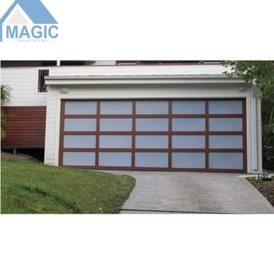 China Aluminum garage door waterproof motor garage door for dealers displayracks insulated garage door for sale