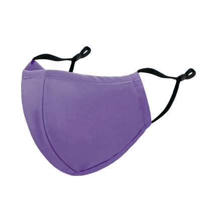 China With Pocket Purple Cotton Face Mask With Adjustable Straps And Pocket Mask Designer Best Logo Face Mask for sale