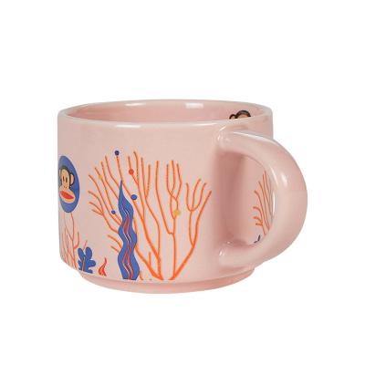 China Ceramic Factory Supply Good Quality Travel Ceramic Coffee Mugs for sale