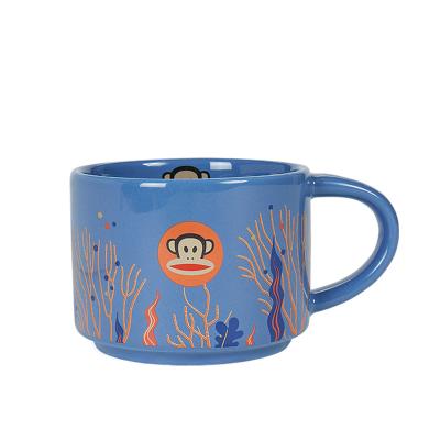 China High Quality Ceramic Ceramic Temperature Resistance Cute Coffee Mug for sale