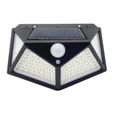 China Outdoor Solar Garden Light with Motion Sensor, Waterproof Outdoor Infrared Wall Light, 100 LED Solar Garden Sensor Light for sale