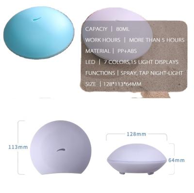 China Best Selling LED Color Changing Night Light Ultrasonic Air Cool Mist For Dry Humidifier For Home Use Home Air 80ml Jet Diffuser for sale