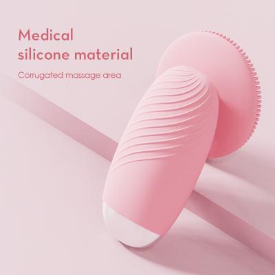 China Hotbird Facial Brush Ultrasound Massager LED Facial Infrared Vibration Machine Sonic Facial Brush Slim Cleaning Massager for sale