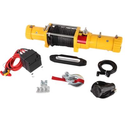 China AUTOMATIC double motor 12v 24v premium electric winch for sale for sale