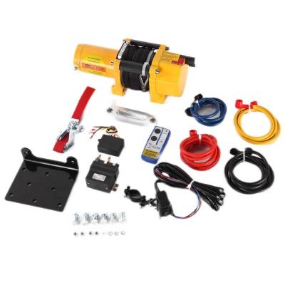 China ATV / UTV new arrivals design new 4500 lbs mini12V electric winch for sale