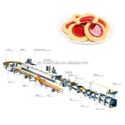 China Snack Factory Small Wafer Cookie Chocolate Tunnel Oven Biscuit Machine Biscuit Biscuit Making Machine for sale