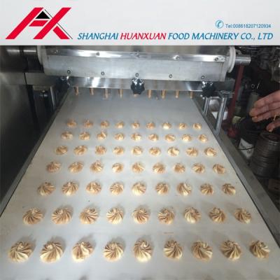 China Automatic snack factory cookie making machine/two color cookies/double color cookie machine for sale