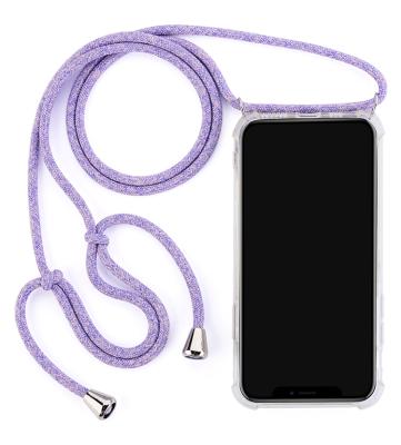 China Eco-Friendly Collar Strap Phone Case For iPhone X Cross Body Shockproof Protective Cell Phone Case For iPhone X for sale