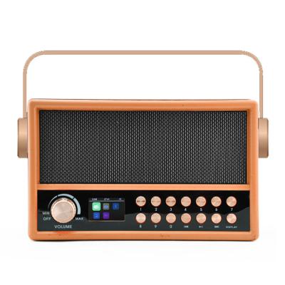 China DAB /DAB+/FM/BT DAB Clock Wooden Radio Support Retro Dab Alarm Fm Dab Radio Speaker Vintage Wooden Shiny Home Stereo Real High Dab Wood for sale