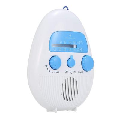 China PORTABLE Mini Wireless Speaker Portable Water Proof Waterproof Shower AM Fm Radio for sale