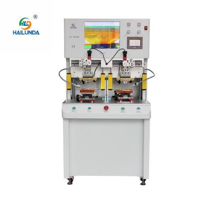 China Factory HAILUNAD Machine Dual PCB Station In And Welding Soldering LCD FFC Hot Pulse Pressing Machine for sale