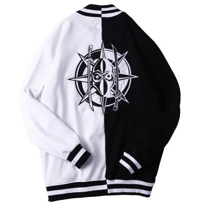 China Latest Fashion Custom Logo High Quality Autumn Casual QUICK DRY Plain Zip Up Cardigan Recycled Polyester Track Mens Baseball Jackets for sale