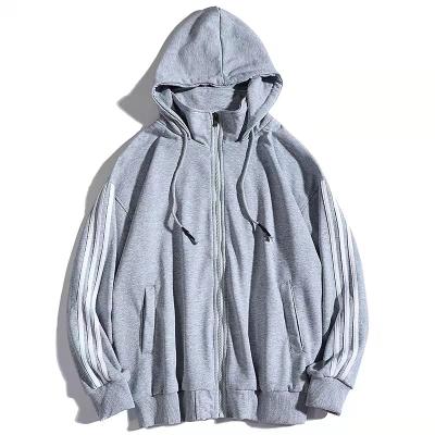 China Breathable Boys Zipper Shear Thick Cotton Oversized Crewneck Simple Hoodie Set Mens Sweatshirt Suit Mens Tracksuits for sale