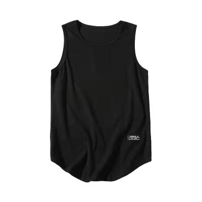 China Summer Fashionable QUICK DRY Teen Fashionable Loose Sleeveless Gym Men's Supplier Training Tailoring T-shirt Simple Men's Tank Tops for sale