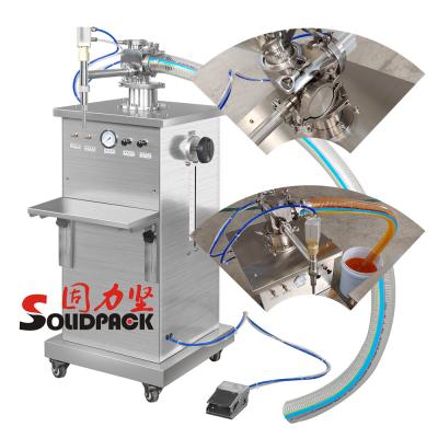 China High Precision Level Solidpack Jam Sauce Cream Paste Food Rotor Pump Filling Semi Automatic Filling Machine for sale