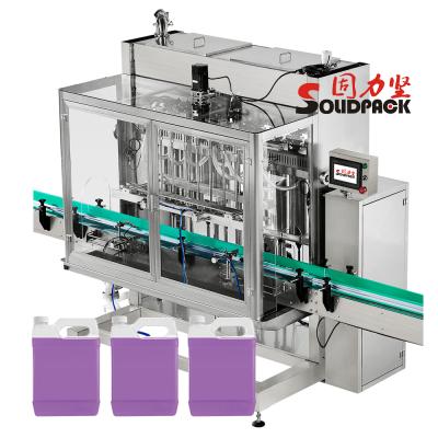 China High Productivity Solidpack Glass Cleaning Water Automatic Piston Tomato Sauce Filling Machine for sale