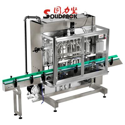 China High Productivity Solidpack Piston Car Styling Fully Automatic Liquid Bottle Seal Filling Capping Machine for sale