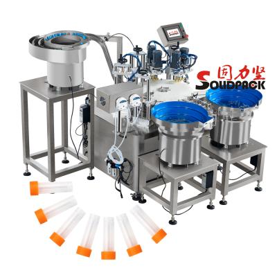 China High Precision Level Solidpack Filler 4 Pump Double Head Peristaltic Filling Machine for sale