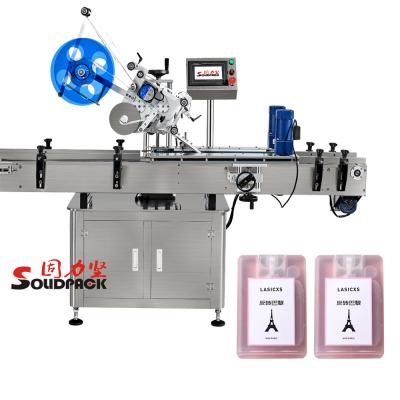 China Solidpack-factory high speed price full automatic round bottle and flat bottle labeling machine for sale