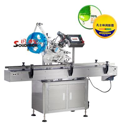 China High Speed ​​Hot Selling Full Automatic Round Bottle Solidpack Labeling Machine for sale