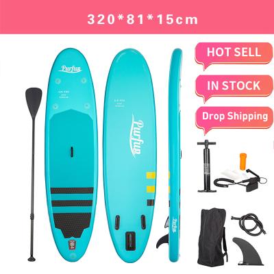 China Unisex Ready to Board Inflatable Surfboard Yoga SUP with All Common Accessories Paddle Board Inflatable Adult Water Sports Floating Mat for sale