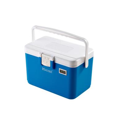 China Outdoor Camping Fishing Cooler Logo Portable Plastic Cooler Box Custom Made For Beer Cans XY001 for sale