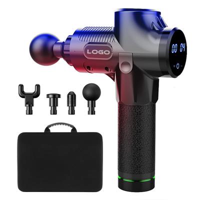 China Body Factory Price OEM Percussion Massage Gun,Handheld Muscle Massager Electric Deep Tissue Treatment Device,With Ultra Quiet Motor for sale