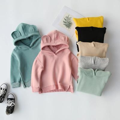 China Anti-wrinkle baby boy girls clothes winter spring cute Hoodies Korean children's Hoodie to thicken to shear sweatshirt children's clothing for sale