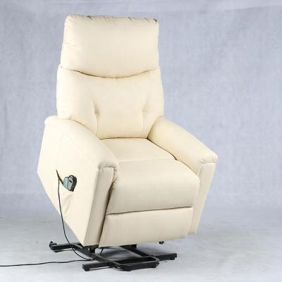 China Sitting New Modern Luxury Electric Single Recliner Massage Heating Lift Sofa Chair Can Be Customized for sale